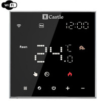 Терморегулятор программируемый Castle AC602H с Wi-Fi, черный